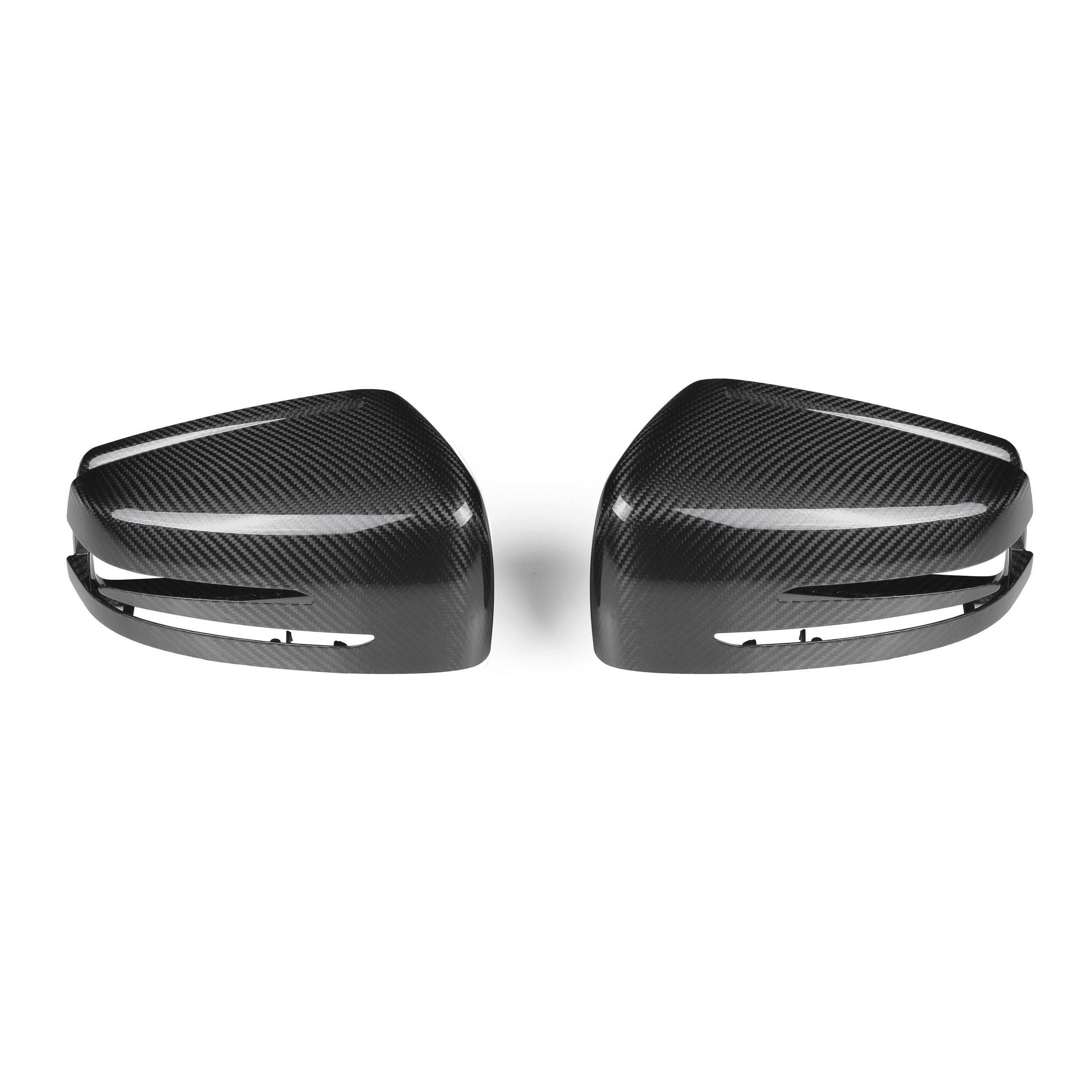 Mercedes Pre-Preg Carbon Fiber Mirror Caps for W176 & W117 & W204 & X156 & W218 & W212 & W221