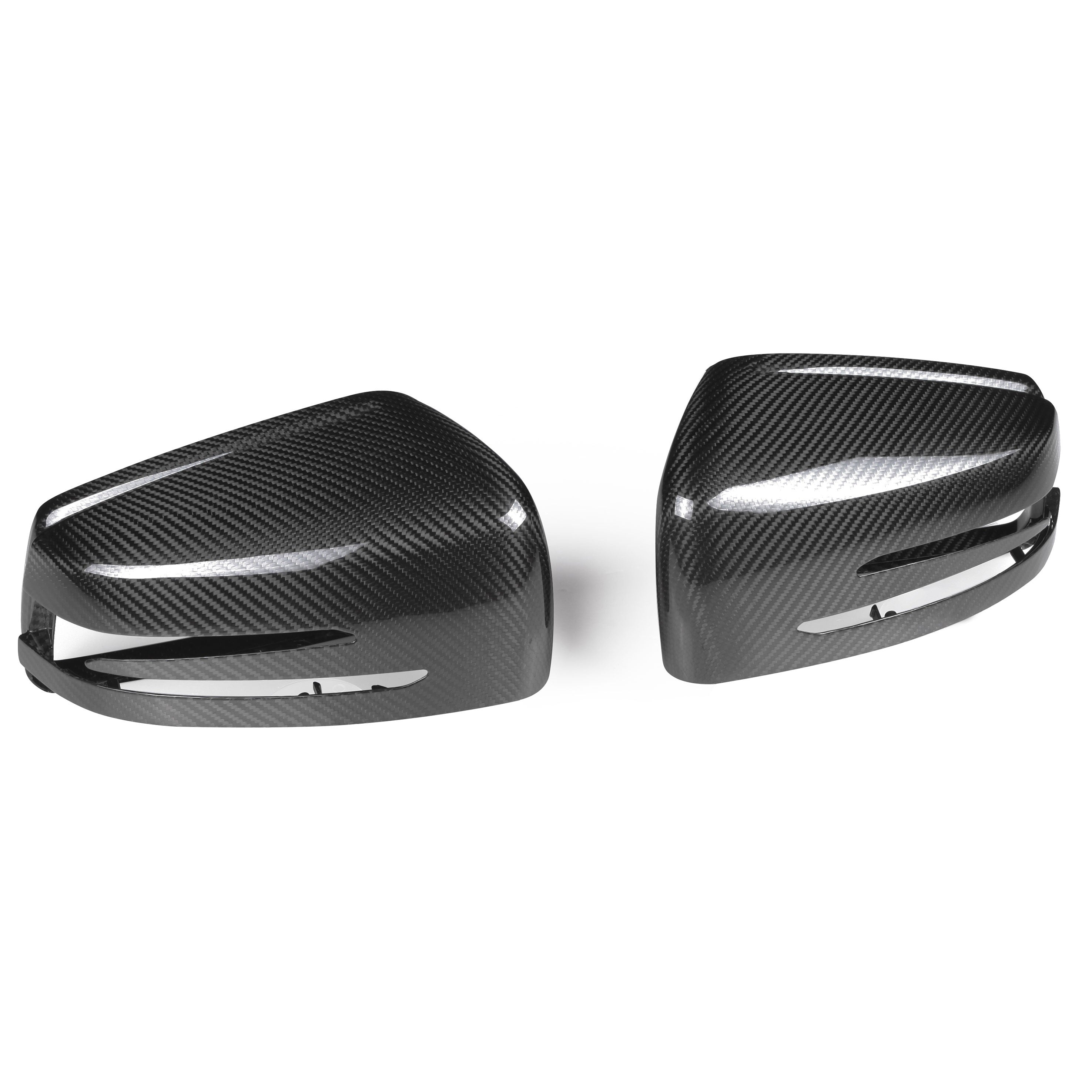 Mercedes Pre-Preg Carbon Fiber Mirror Caps for W176 & W117 & W204 & X156 & W218 & W212 & W221