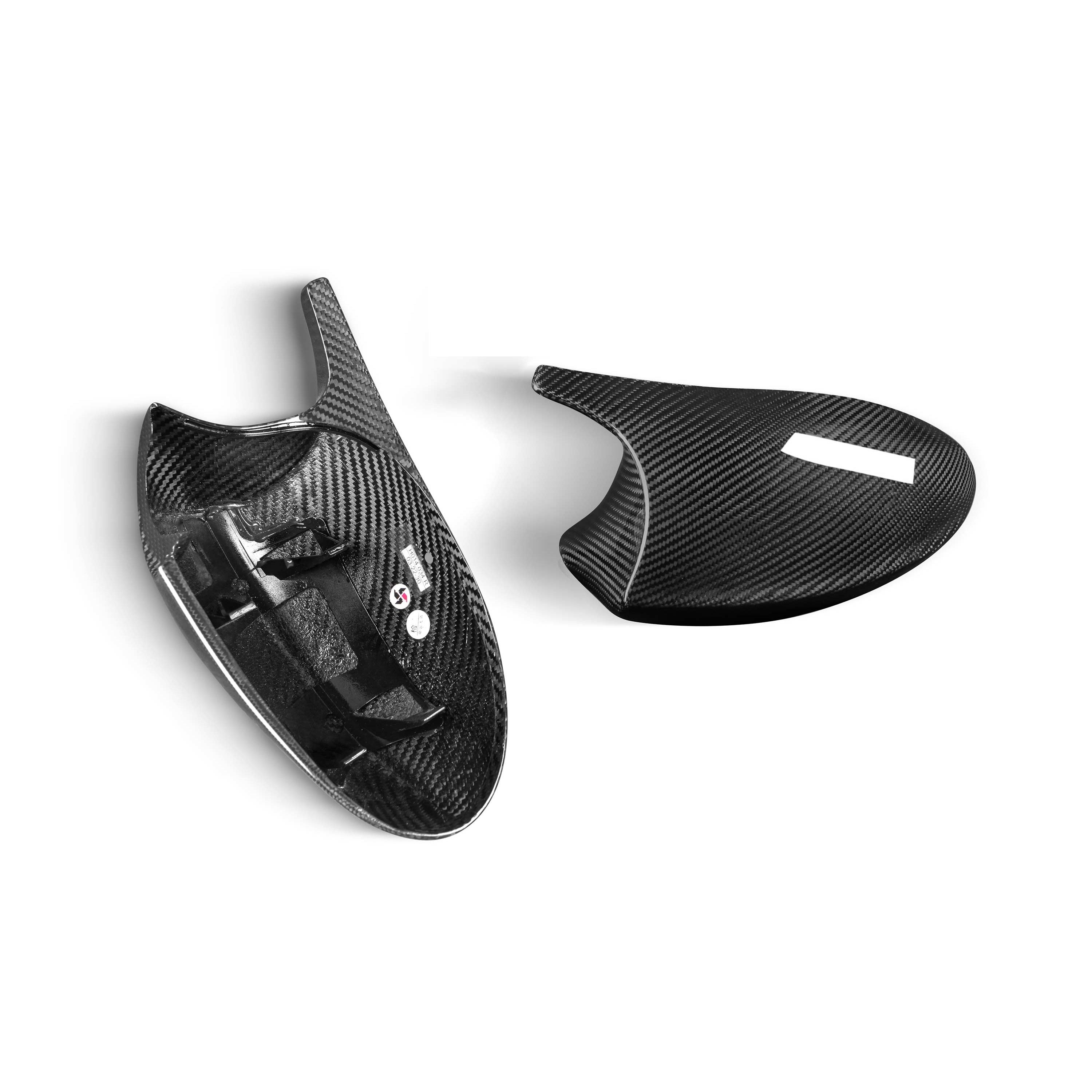 BMW Pre-Preg Carbon Fiber M Performance Style Mirror Caps for E92 & E82 Pre-LCI