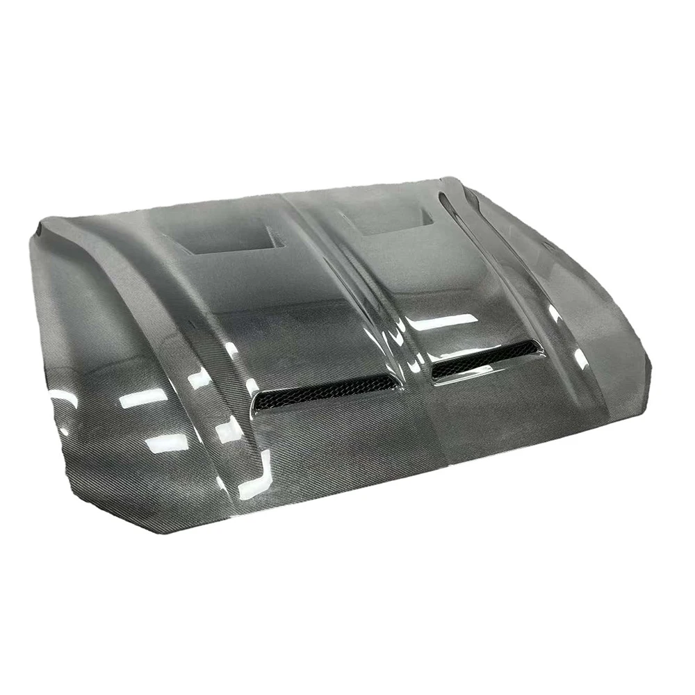 Ford Carbon Fiber Super Snake Style Hood for Mustang 2018-2023