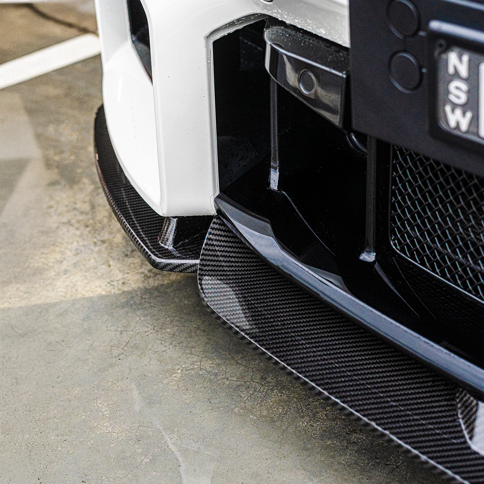 BMW Pre-Preg Carbon Fiber Empero Designs Front Splitter for G87 M2