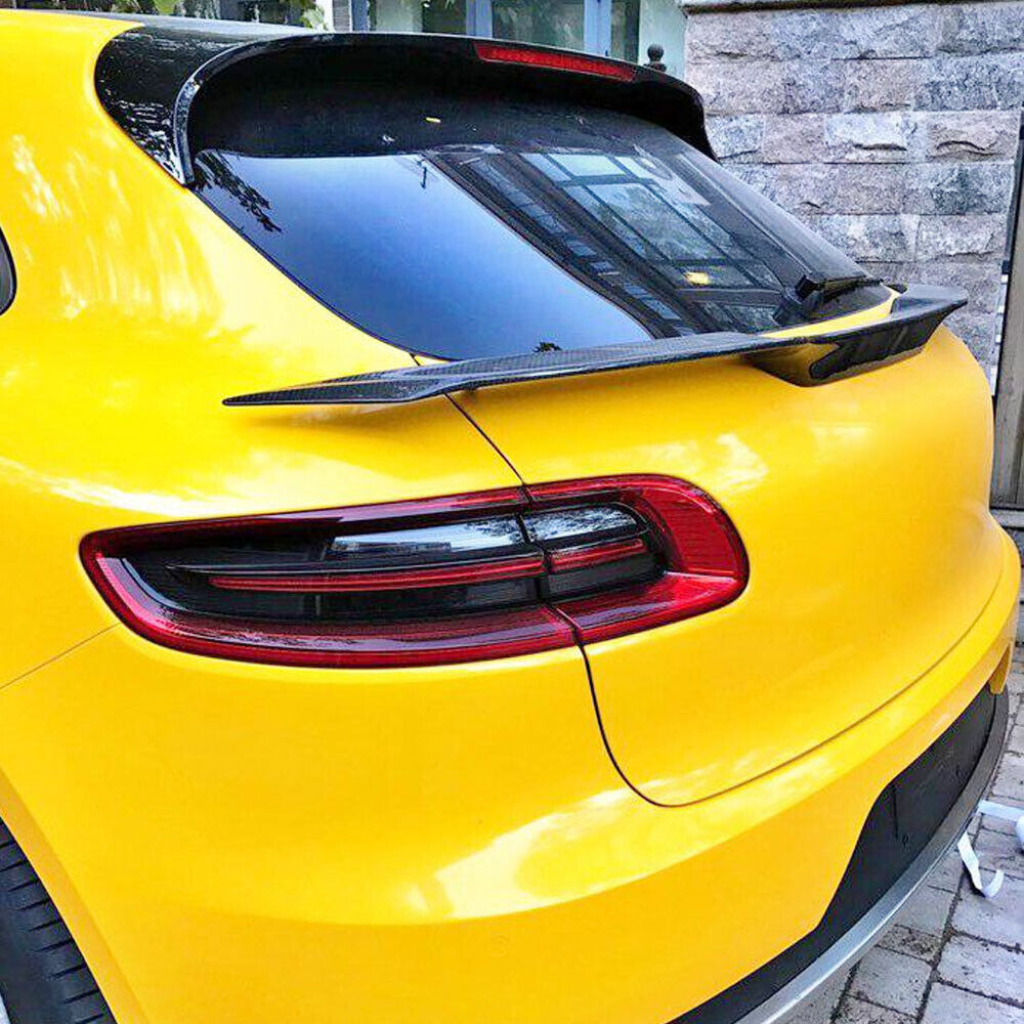 Porsche Carbon Fiber Haman Style Rear Middle Spoiler for Macan 2014-2017