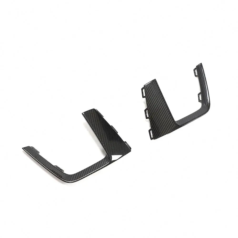 Audi Carbon Fiber Front Fog Light Vent Trim for B9