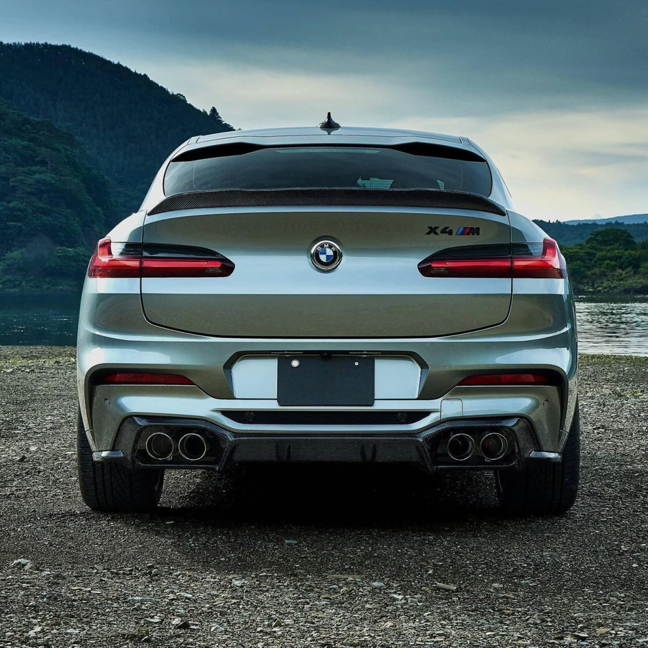 BMW Carbon Fiber 3D Designs Style Rear Diffuser for F98 X4M