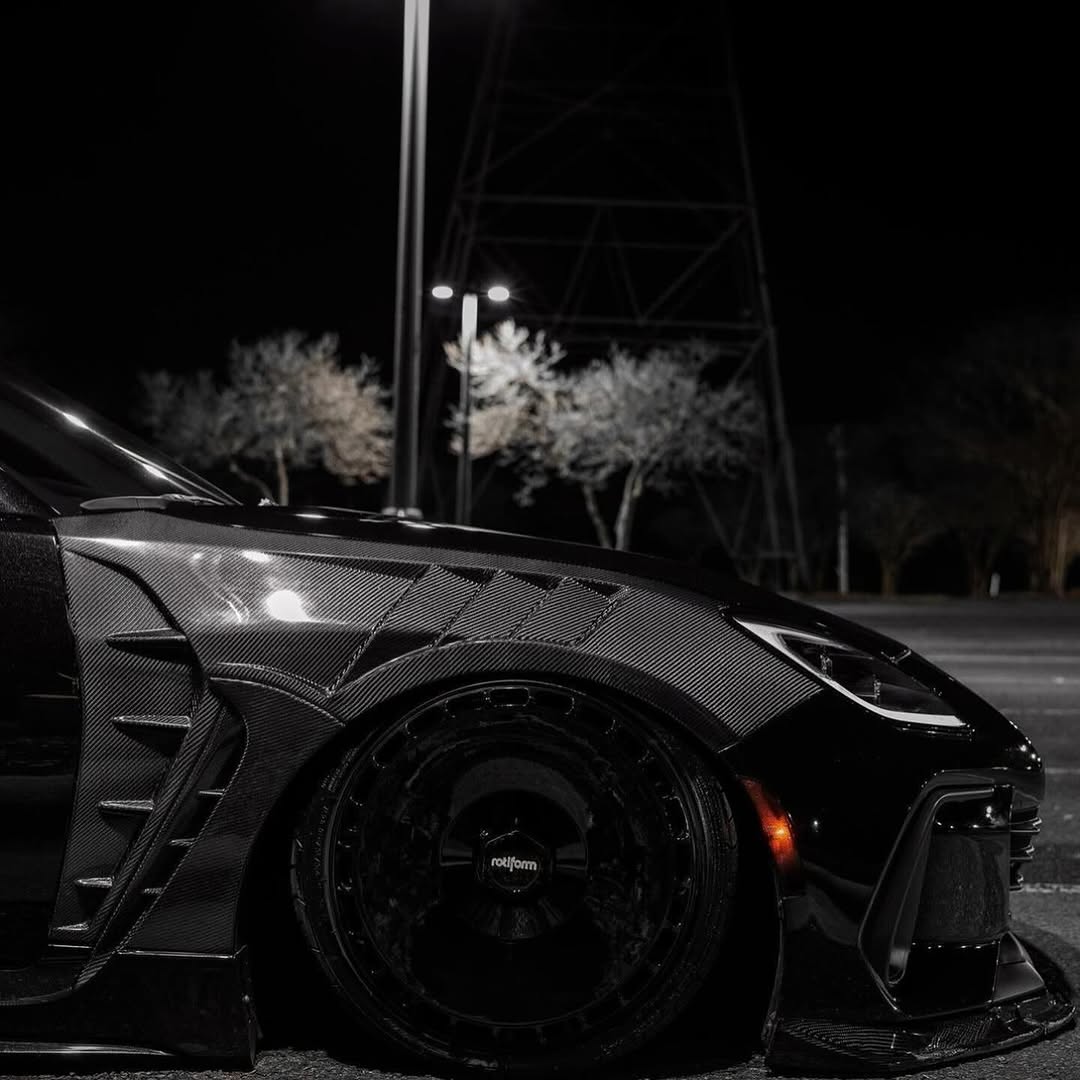 Toyota & Subaru Carbon Fiber Vented Front Fenders for GR86 & BRZ 2022+