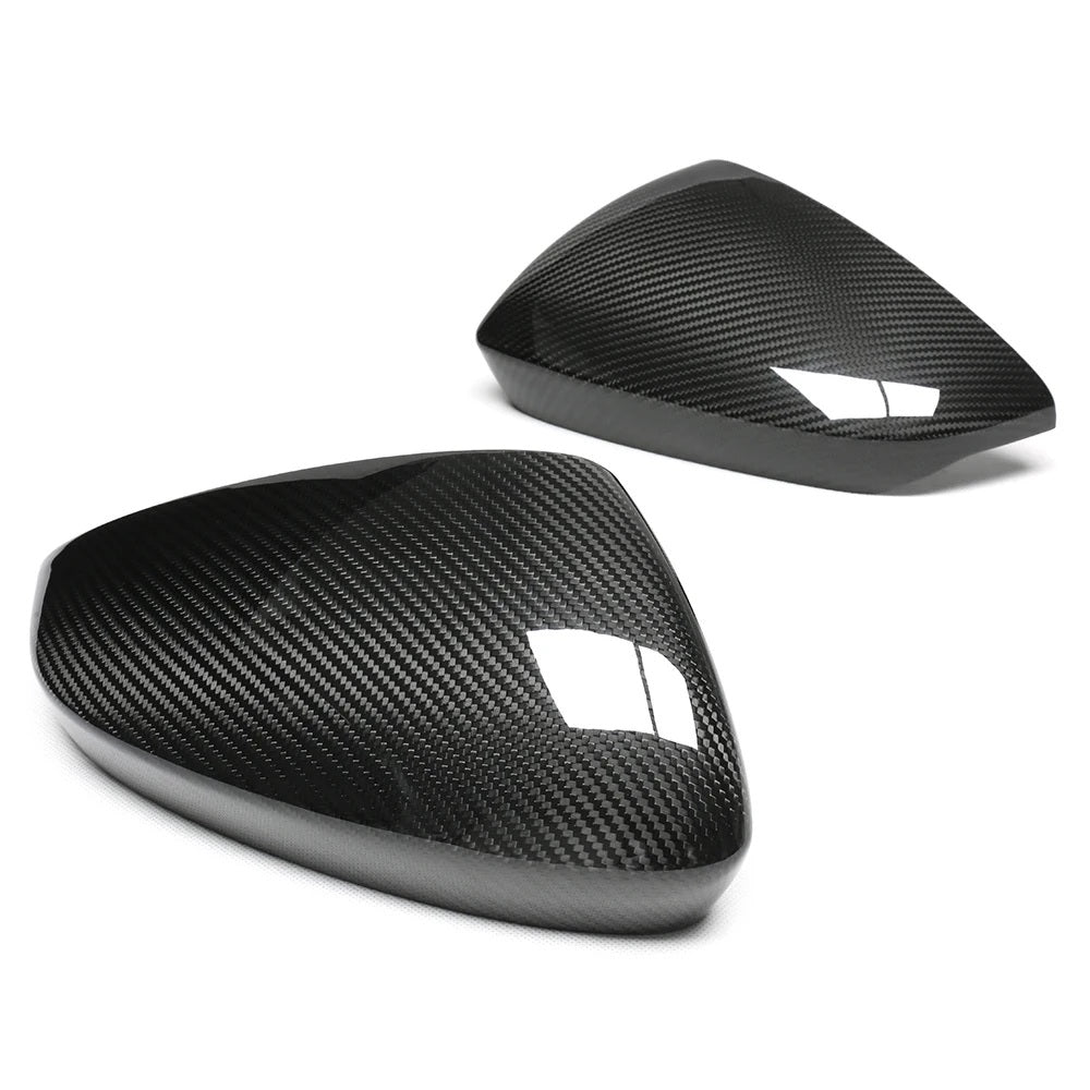 Audi Pre-Preg Carbon Fiber Mirror Caps for 8Y