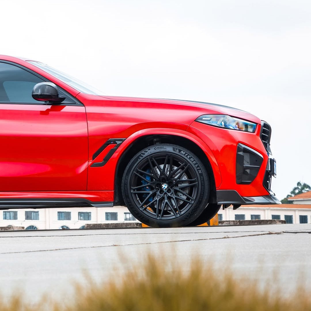 BMW SooQoo Pre-Preg Carbon Fiber Side Skirts for G06 X6 & F96 X6M