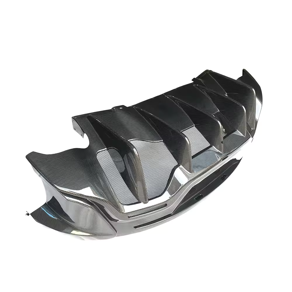 McLaren Pre-Preg Carbon Fiber 600LT Style Rear Bumper & Diffuser for 540C & 570GT & 570S