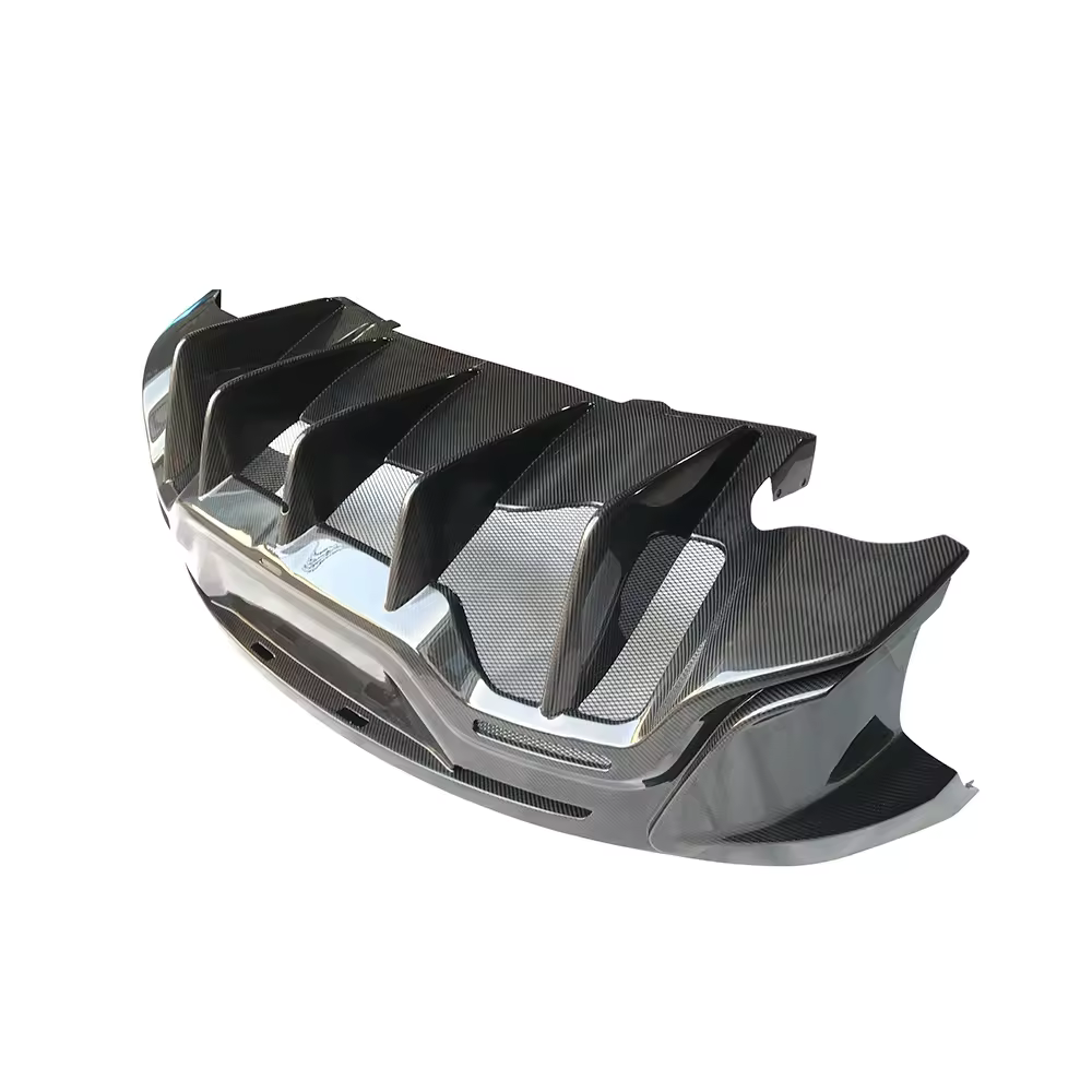 McLaren Pre-Preg Carbon Fiber 600LT Style Rear Bumper & Diffuser for 540C & 570GT & 570S