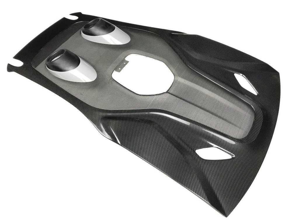 McLaren Pre-Preg Carbon Fiber 600LT Style Rear Engine Cover for 540C & 570GT & 570S