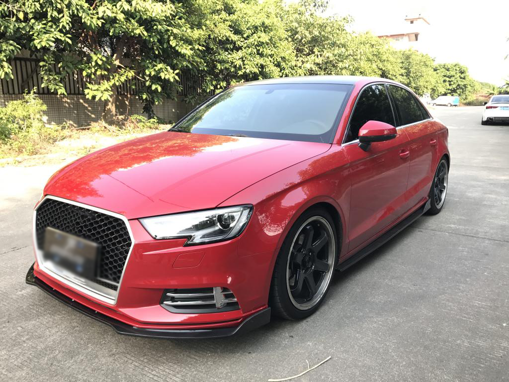 Audi Carbon Fiber Side Skirts for 8V A3 Sedan Standard FL