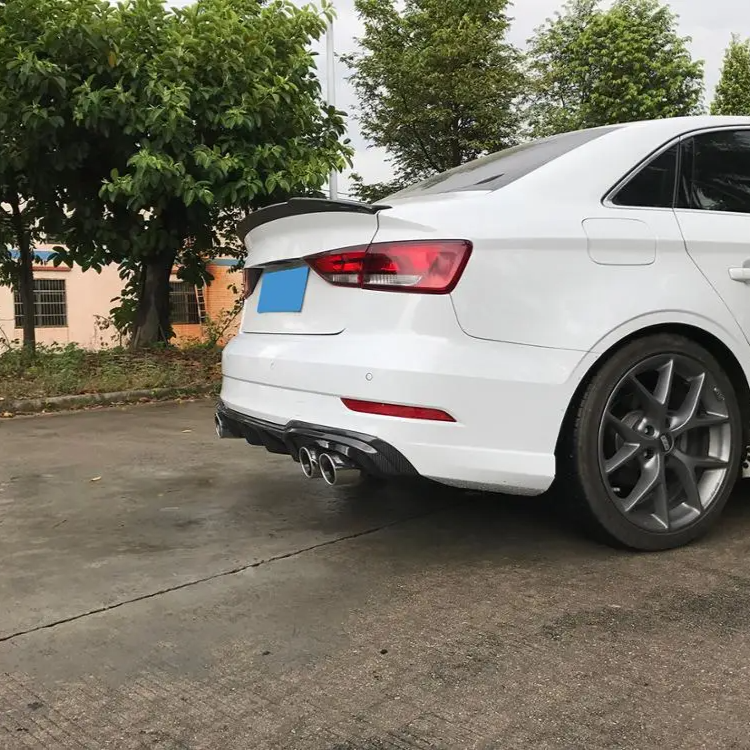 Audi Carbon Fiber Rear Diffuser for 8V Sedan FL