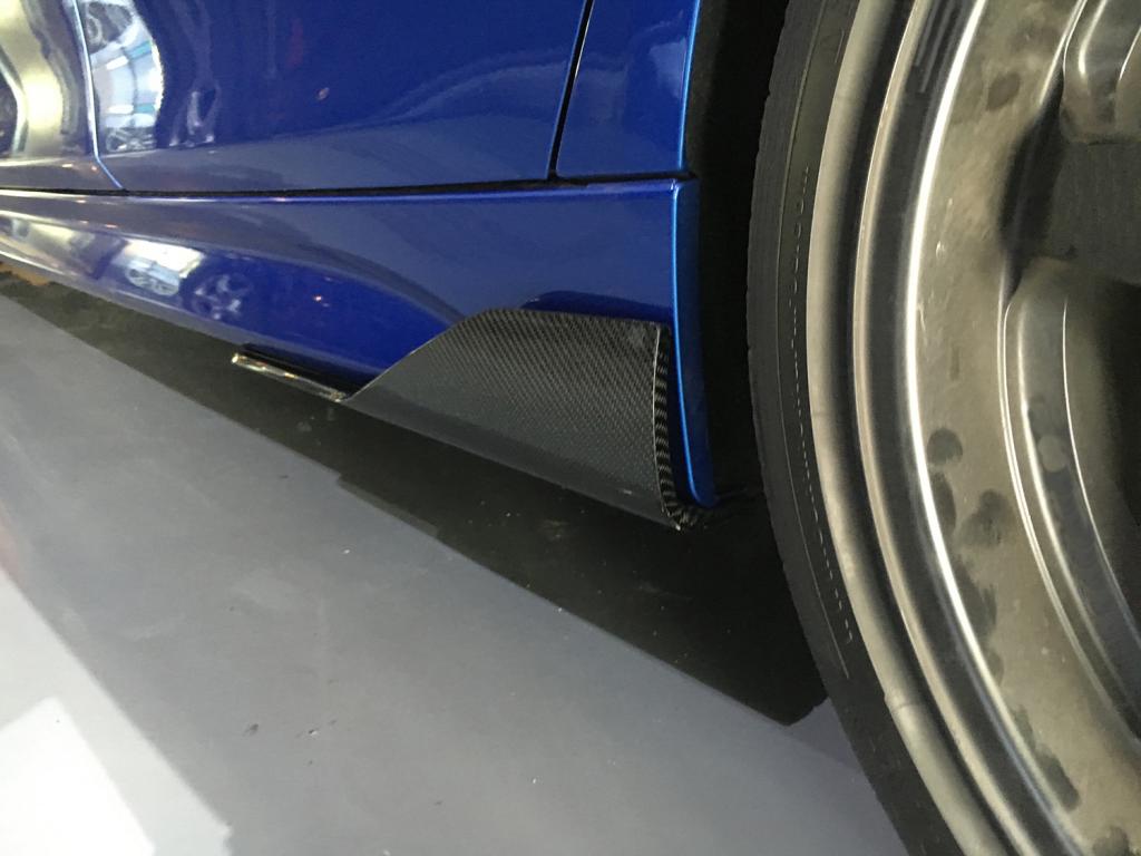 BMW Carbon Fiber ML Style Side Skirt Extensions for F30