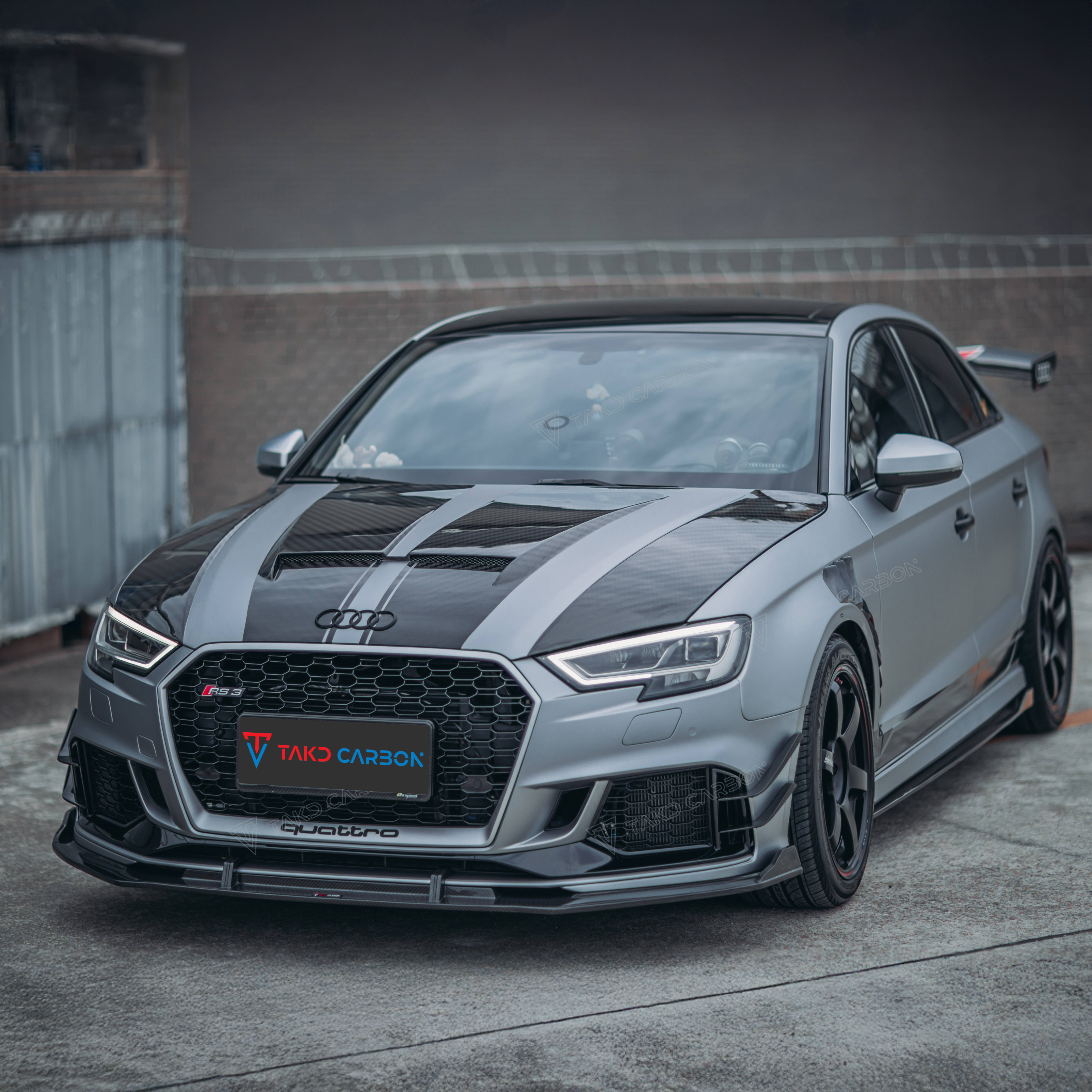 Audi TAKD Pre-Preg Carbon Fiber Hood for 8V