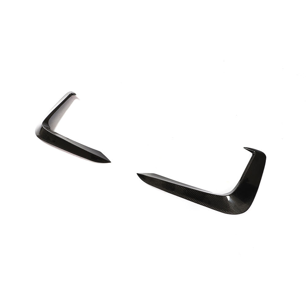 Audi Carbon Fiber Front Bumper Canards for A5