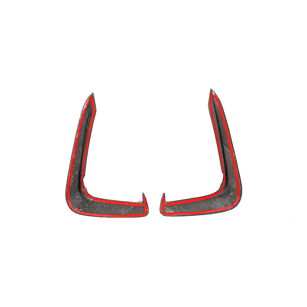 Audi Carbon Fiber Front Bumper Canards for A5