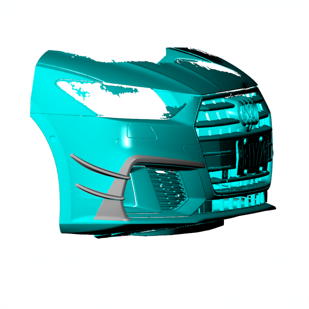 Audi Carbon Fiber JSL Style Front Bumper Canards for C8 & C8.5 A7 & S7