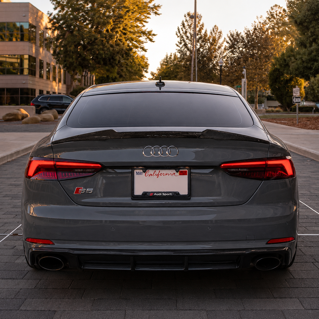 Audi Carbon Fiber M4 Style Rear Spoiler for B9 & B9.5 A5 / S5 / RS5 Coupe