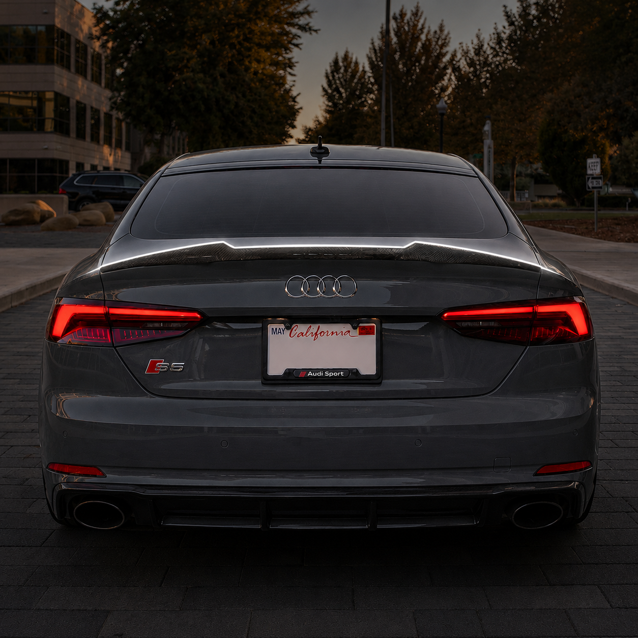 Audi Carbon Fiber M4 Style Rear Spoiler for B9 & B9.5 A5 / S5 / RS5 Coupe