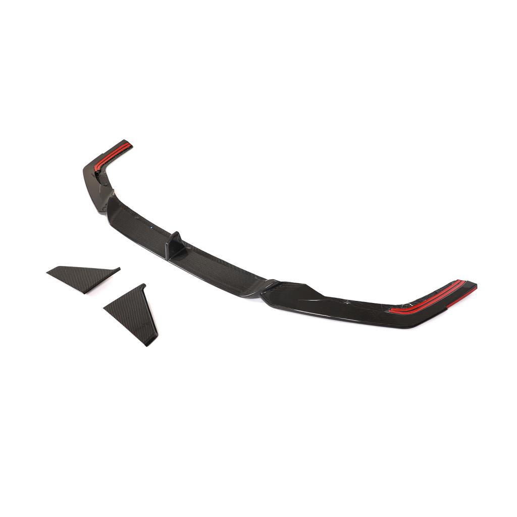 Audi Pre-Preg Carbon Fiber JSL Style Front Splitter for C8 RS6 & RS7