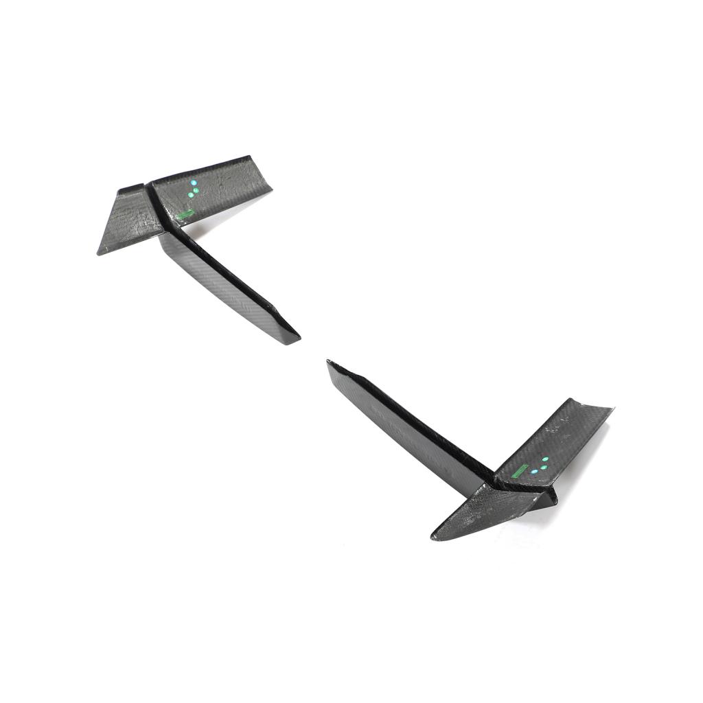 Audi Pre-Preg Carbon Fiber ABT Style Front Air Vent Trim for C8 RS6 & RS7