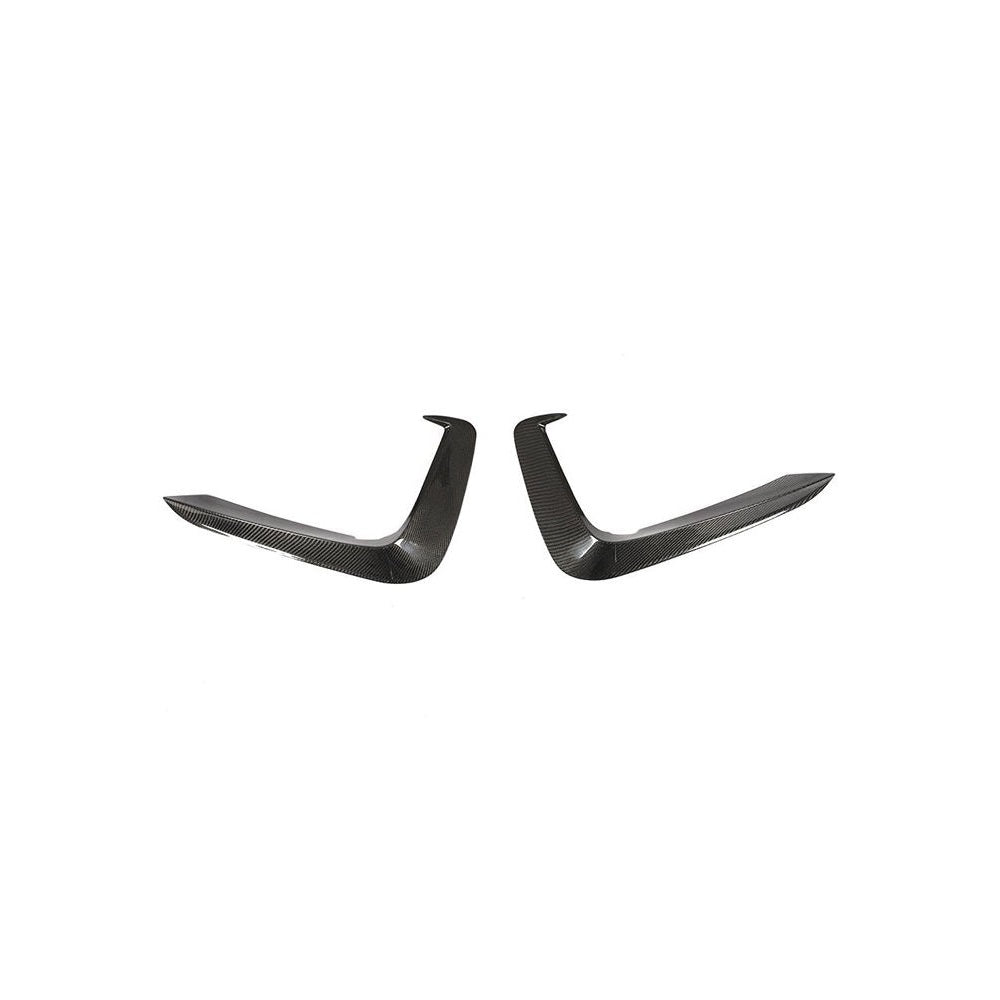 Audi Carbon Fiber Front Bumper Canards for A5