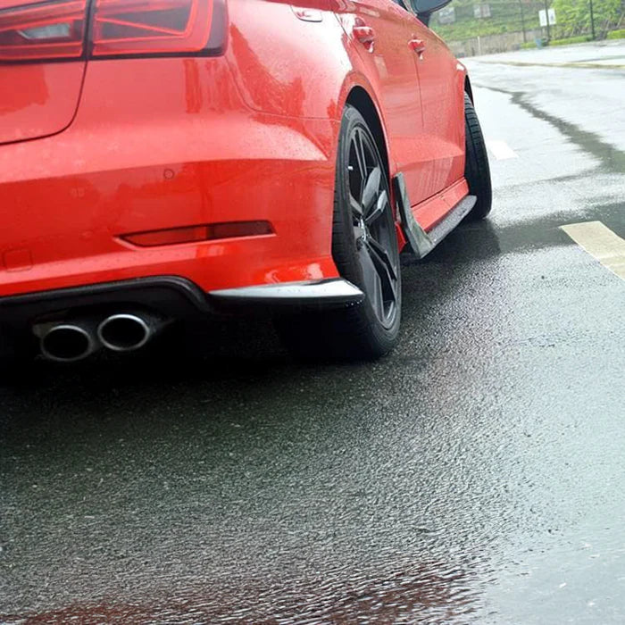 Audi Carbon Fiber Rear Bumper Spat/Canards for 8V A3 & S3 PFL