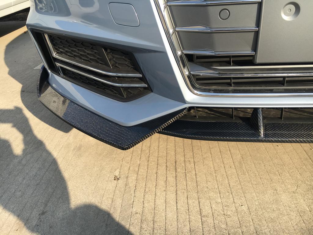 Audi Carbon Fiber ML Style Front Splitter for B9