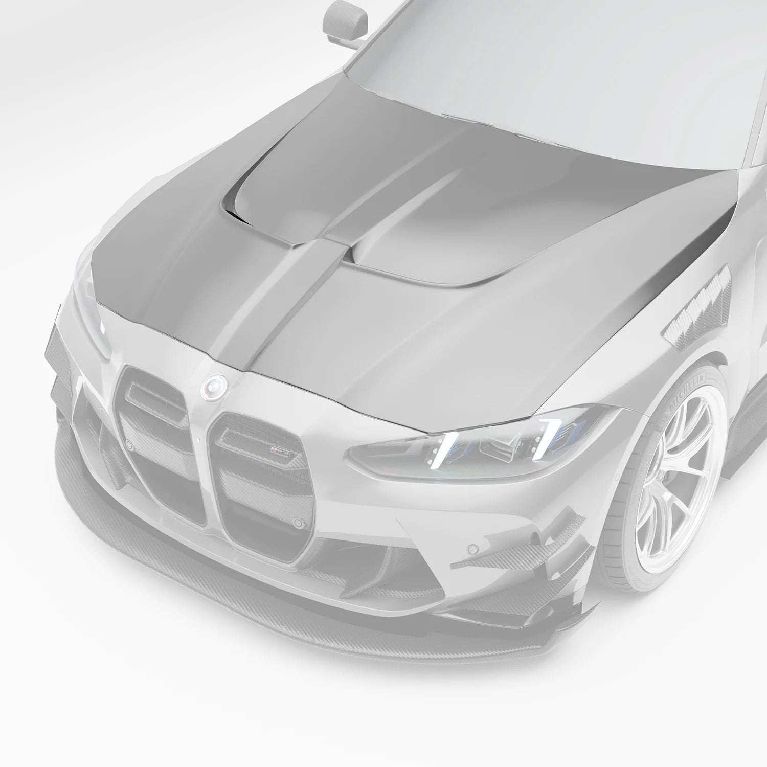 BMW RZ-R Pre-Preg Carbon Fiber Hood for G80/G81 M3