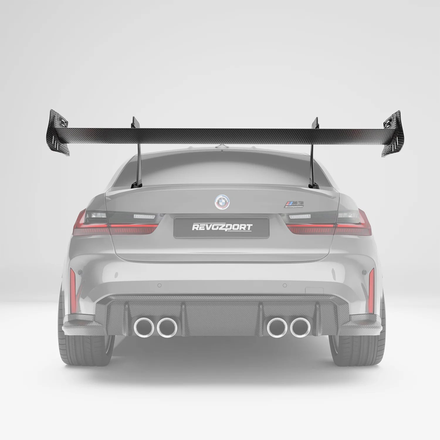 BMW RZ-R Pre-Preg Carbon Fiber Spoiler for G80 M3