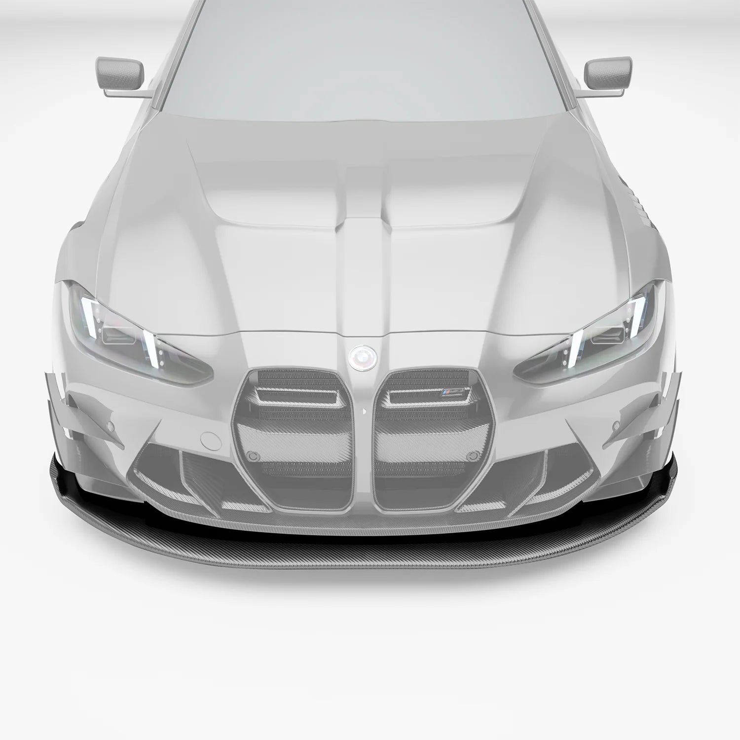 BMW RZ-R Pre-Preg Carbon Fiber Front Splitter for G80/G81 M3