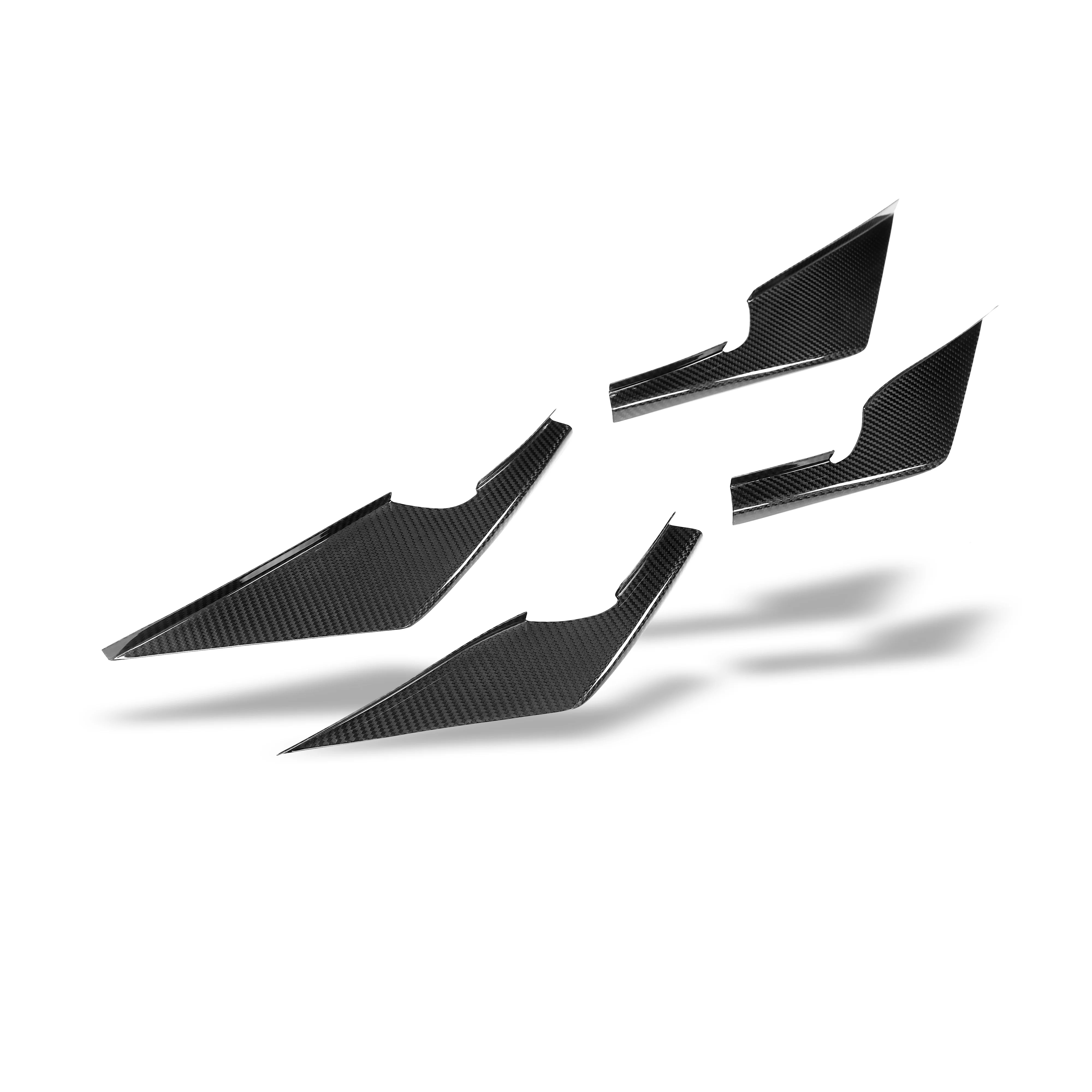 BMW RZ-R Pre-Preg Carbon Fiber Front Bumper Canards for G80/G81 M3