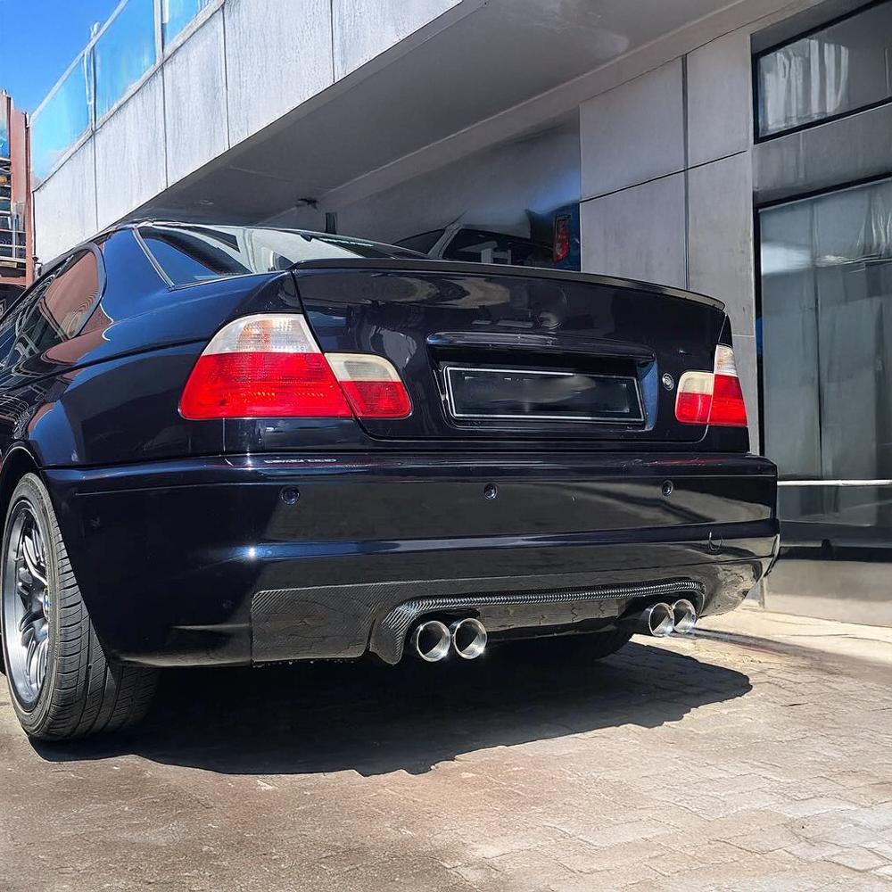 BMW Carbon Fiber CSL Style Rear Diffuser for E46 M3