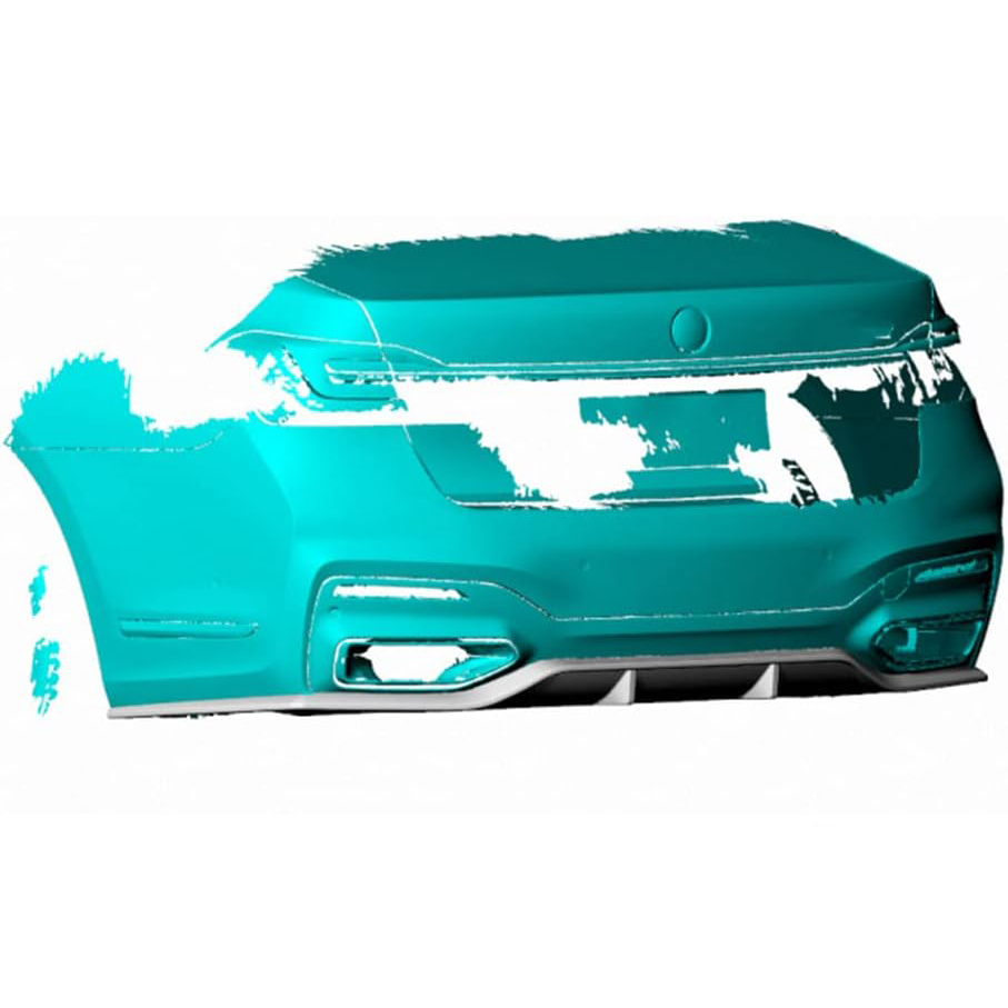 BMW Carbon Fiber JSL Style Rear Diffuser for G11/G12 7 Series LCI