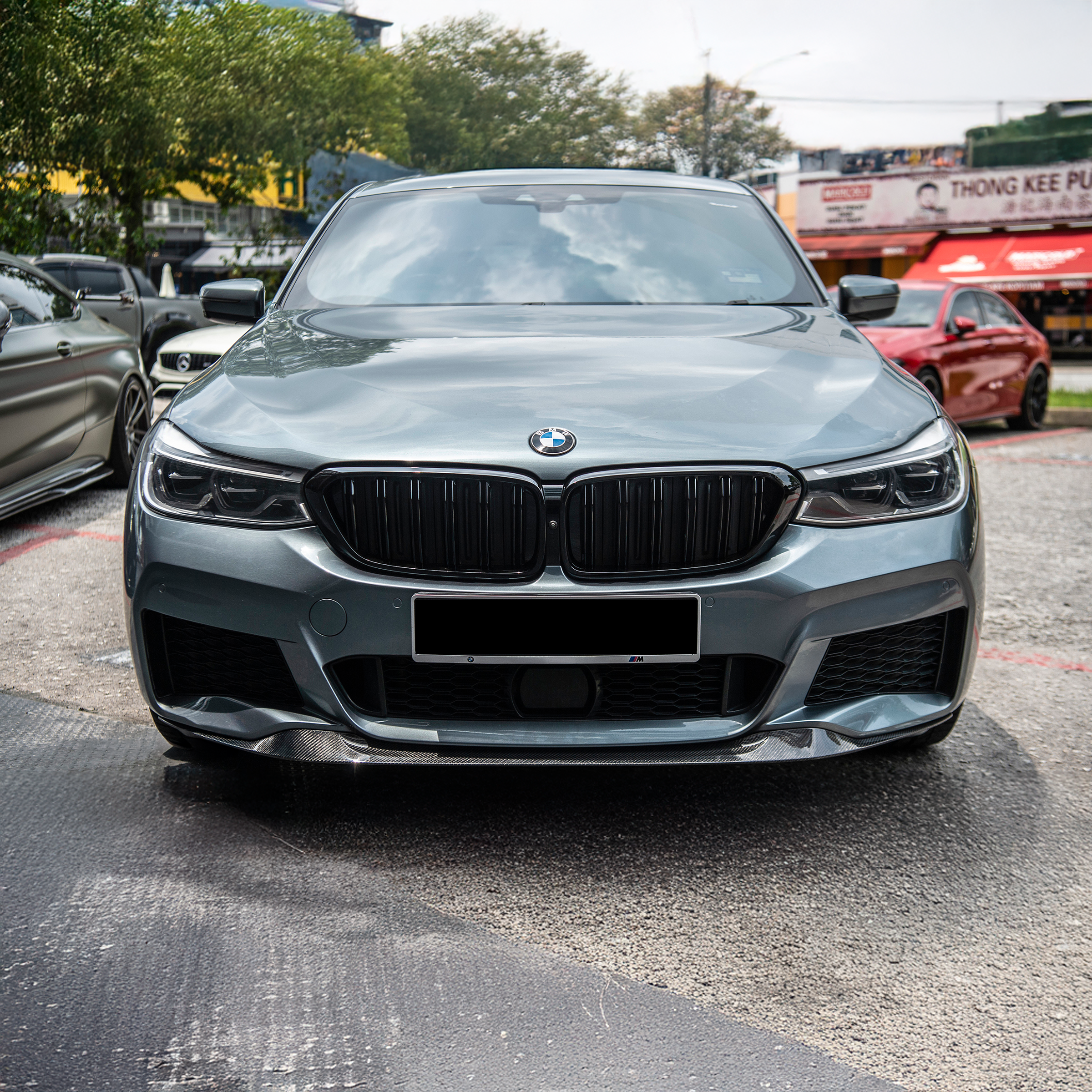 BMW Carbon Fiber JSL Style Front Splitter for G32 6 Series GT Pre-LCI