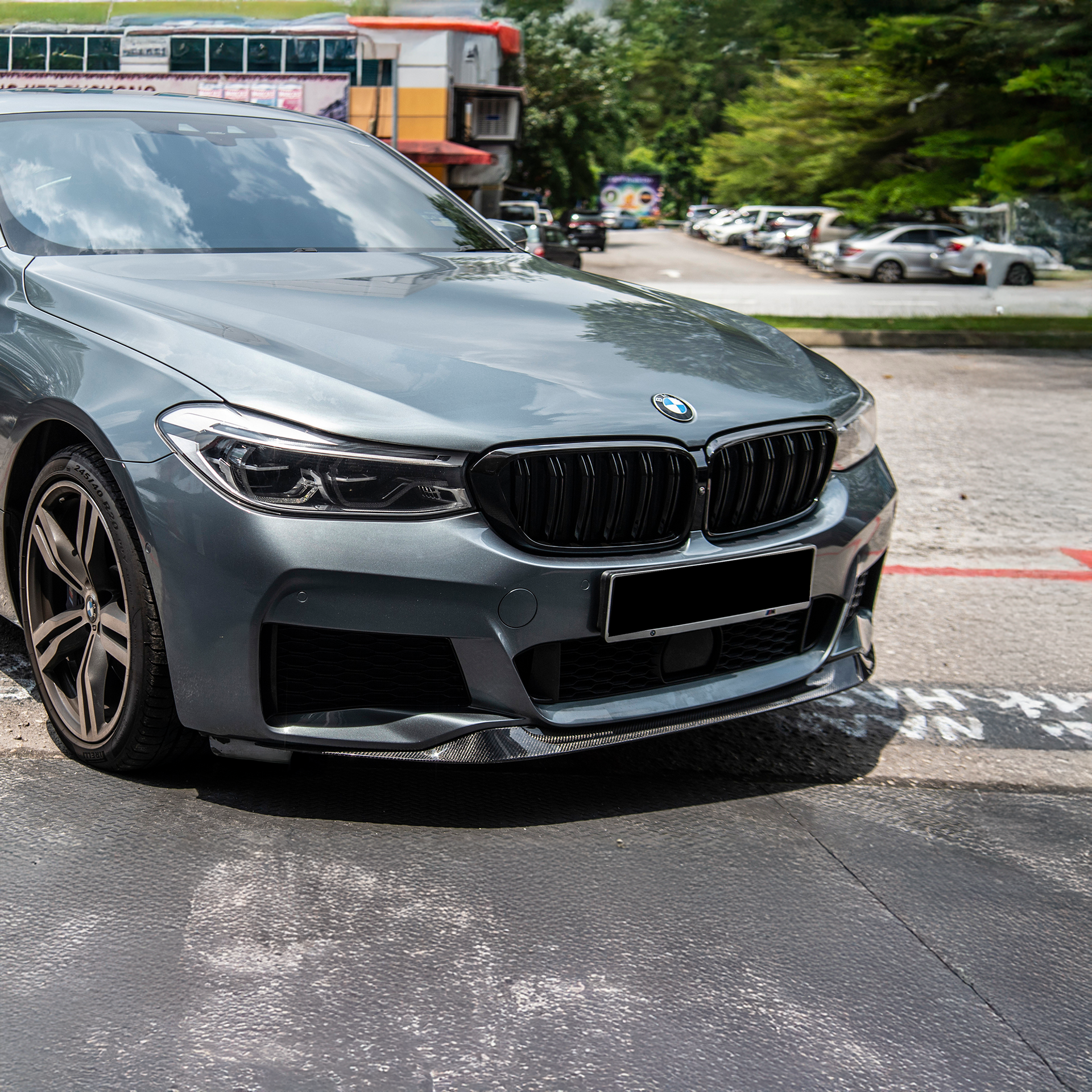 BMW Carbon Fiber JSL Style Front Splitter for G32 6 Series GT Pre-LCI