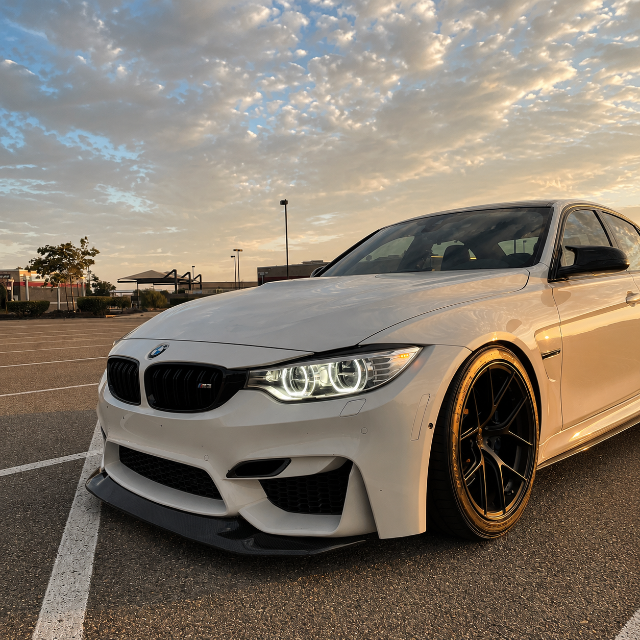 BMW Carbon Fiber GTS Style Front Splitter for F80/F81 M3 & F82/F83 M4