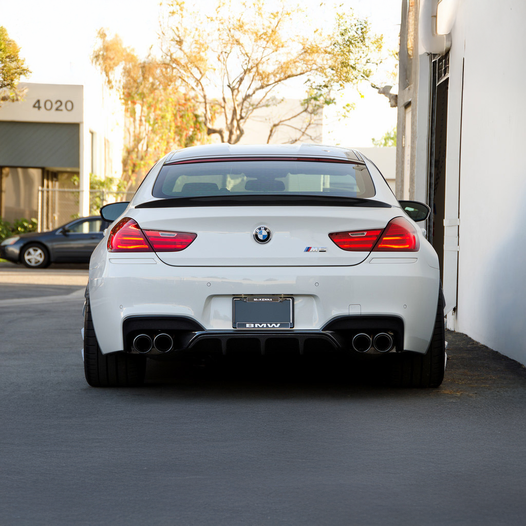 BMW Carbon Fiber V Style Rear Diffuser for F06/F12/F13 M6