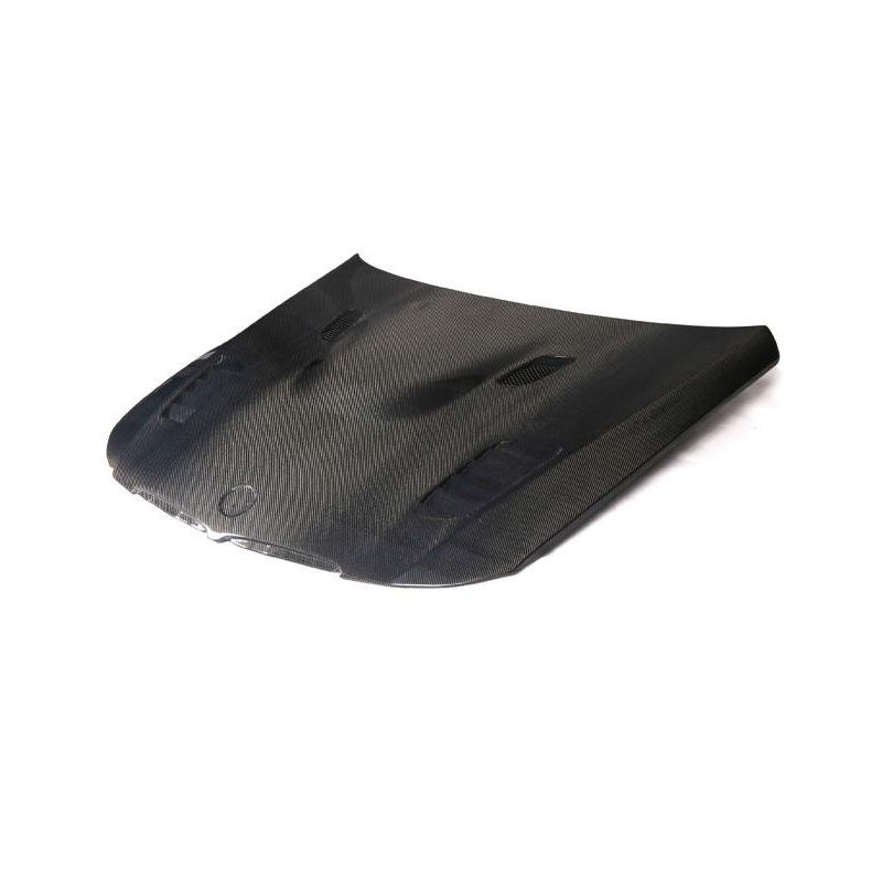 BMW Carbon Fiber V Style Hood for E90 3 Series LCI