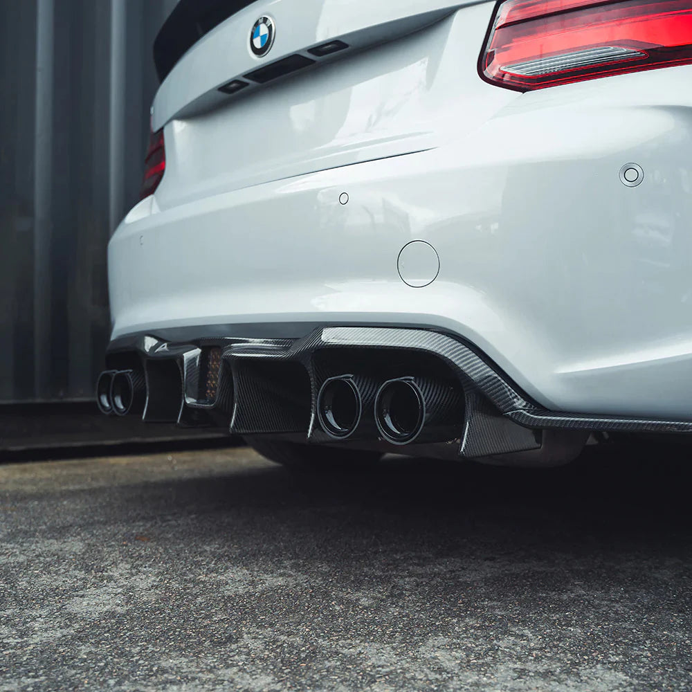BMW Carbon Fiber DTM Style Rear Diffuser for F87 M2