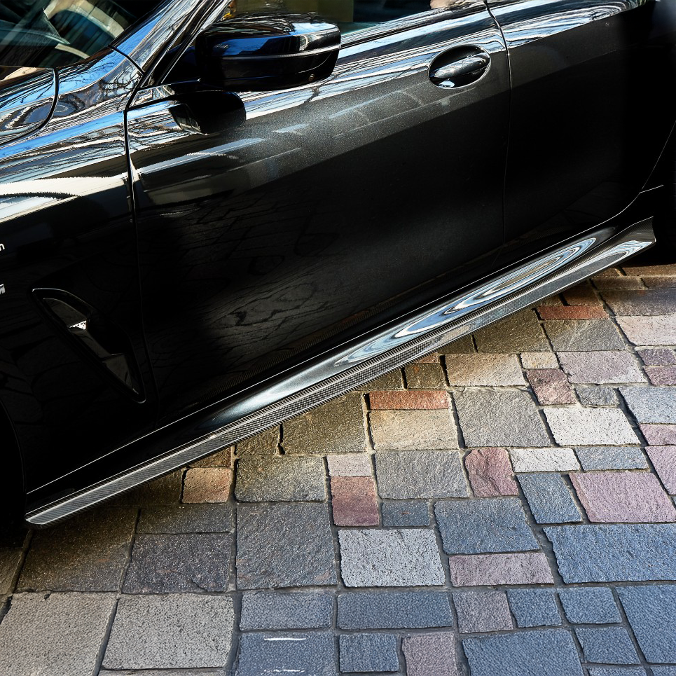BMW Pre-Preg Carbon Fiber 3D Style Side Skirts for G14/G15/G16 8 Series & F91/F92/F93 M8