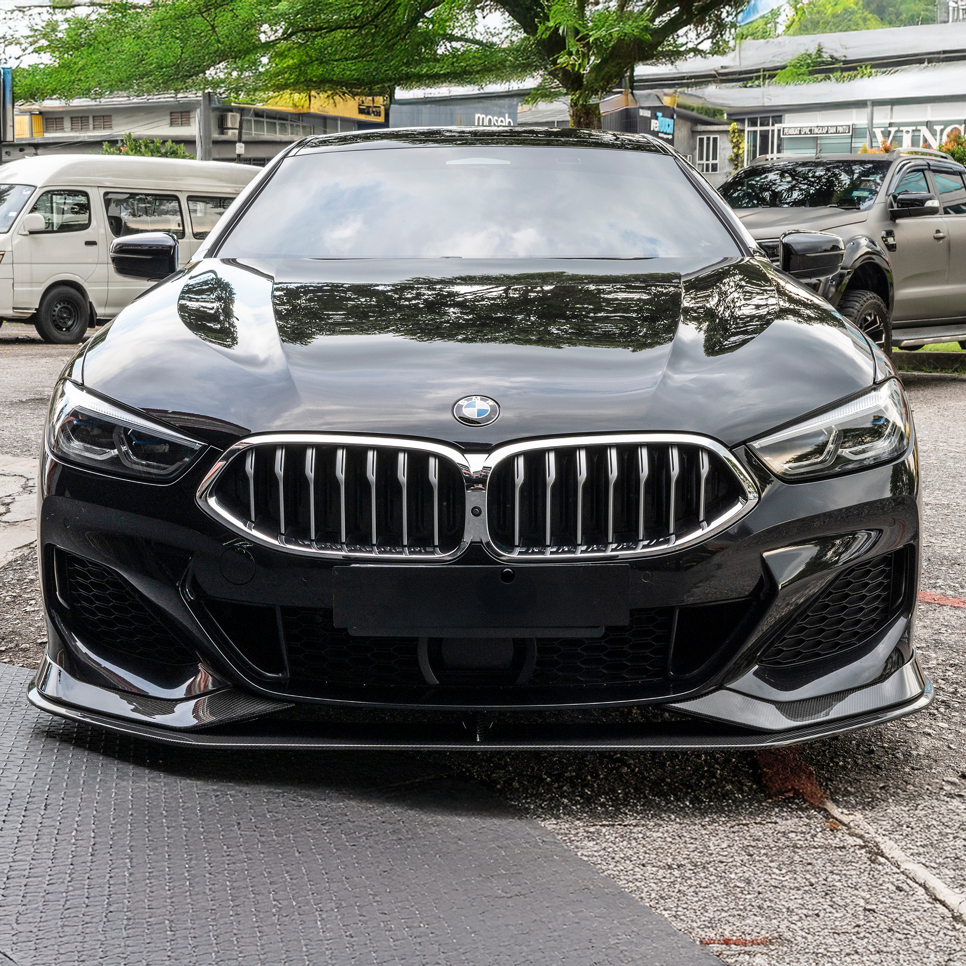 BMW Pre-Preg Carbon Fiber AC Style Front Splitter for G14/G15/G16 8 Series