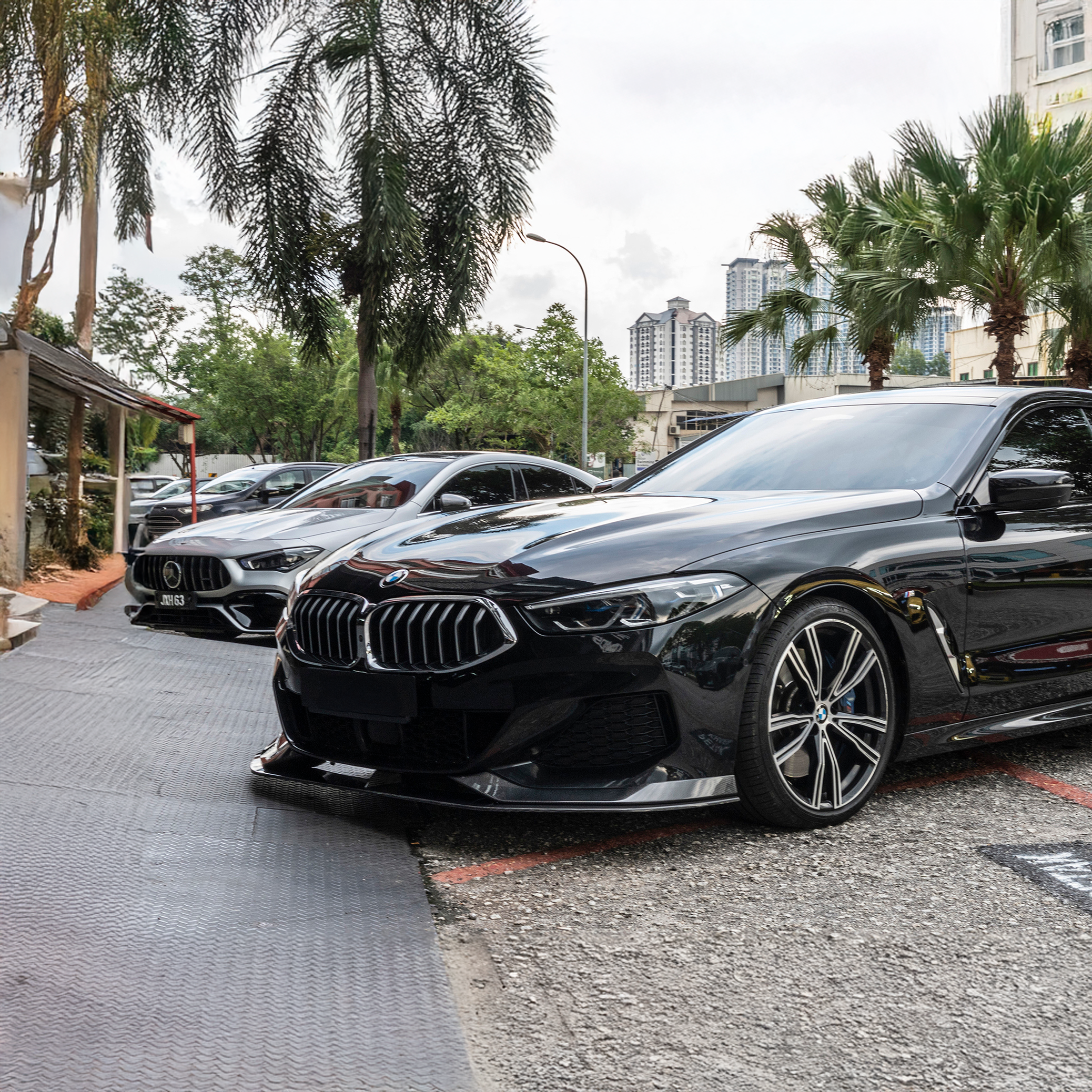 BMW Pre-Preg Carbon Fiber AC Style Front Splitter for G14/G15/G16 8 Series