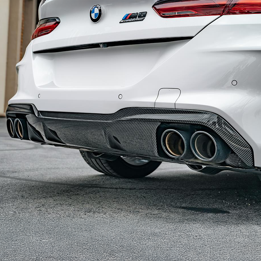 BMW Pre-Preg Carbon Fiber AC Style Rear Diffuser for F93 M8