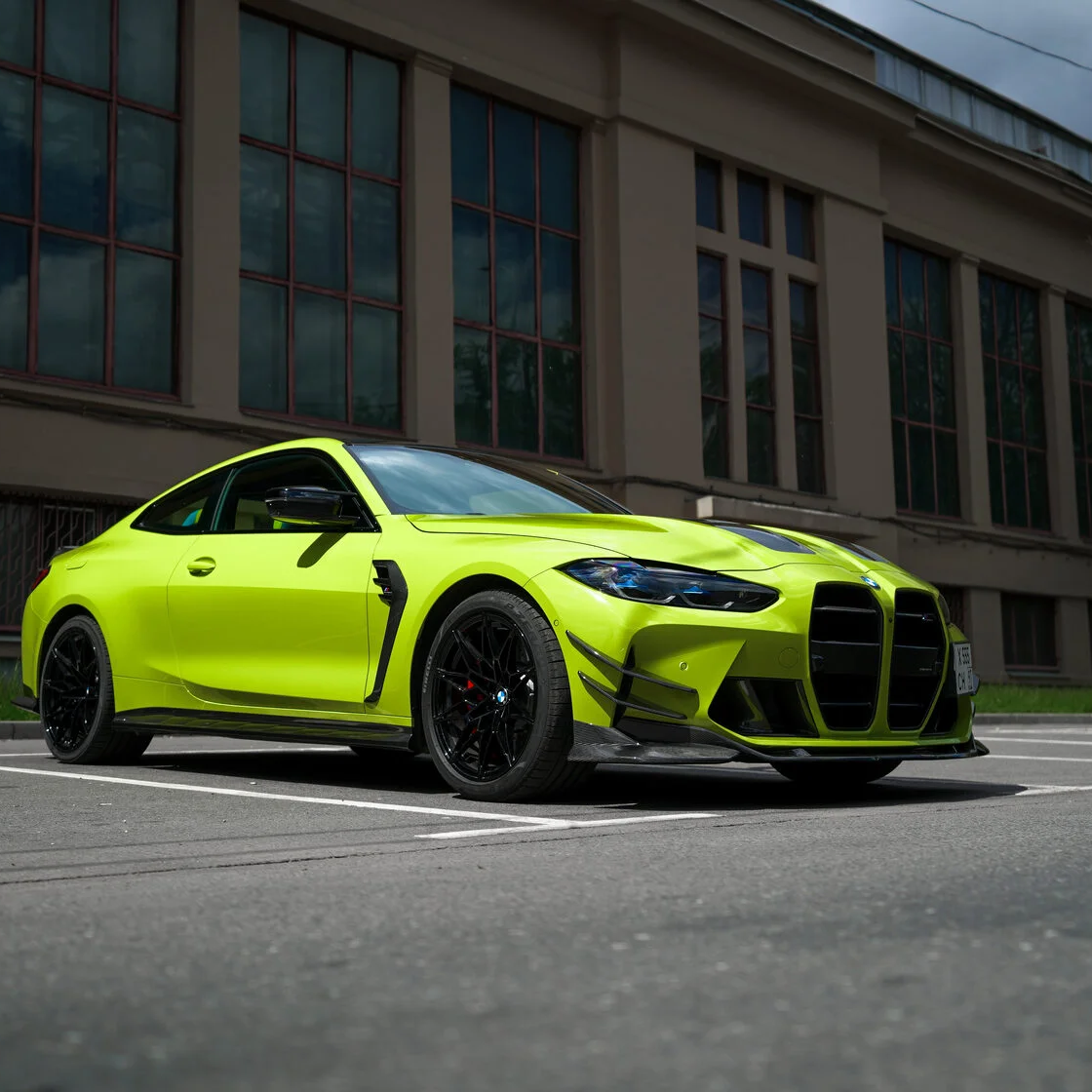 BMW Pre-Preg Carbon Fiber CFA Style Front Splitter for M3 G80 & M4 G82