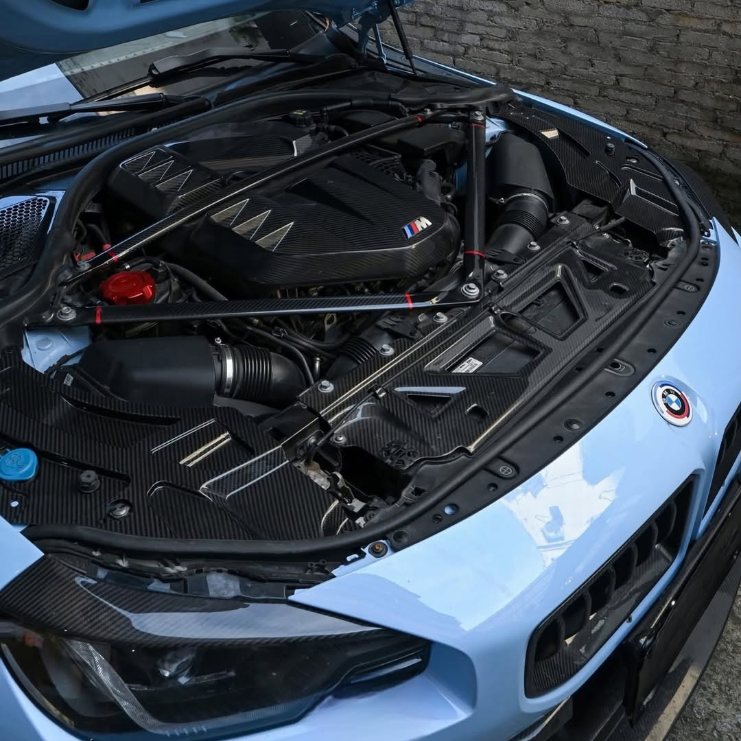 BMW Pre-Preg Carbon Fiber Engine Bay Headlight Trim for M2 G87 & G80 M3 & G82 M4