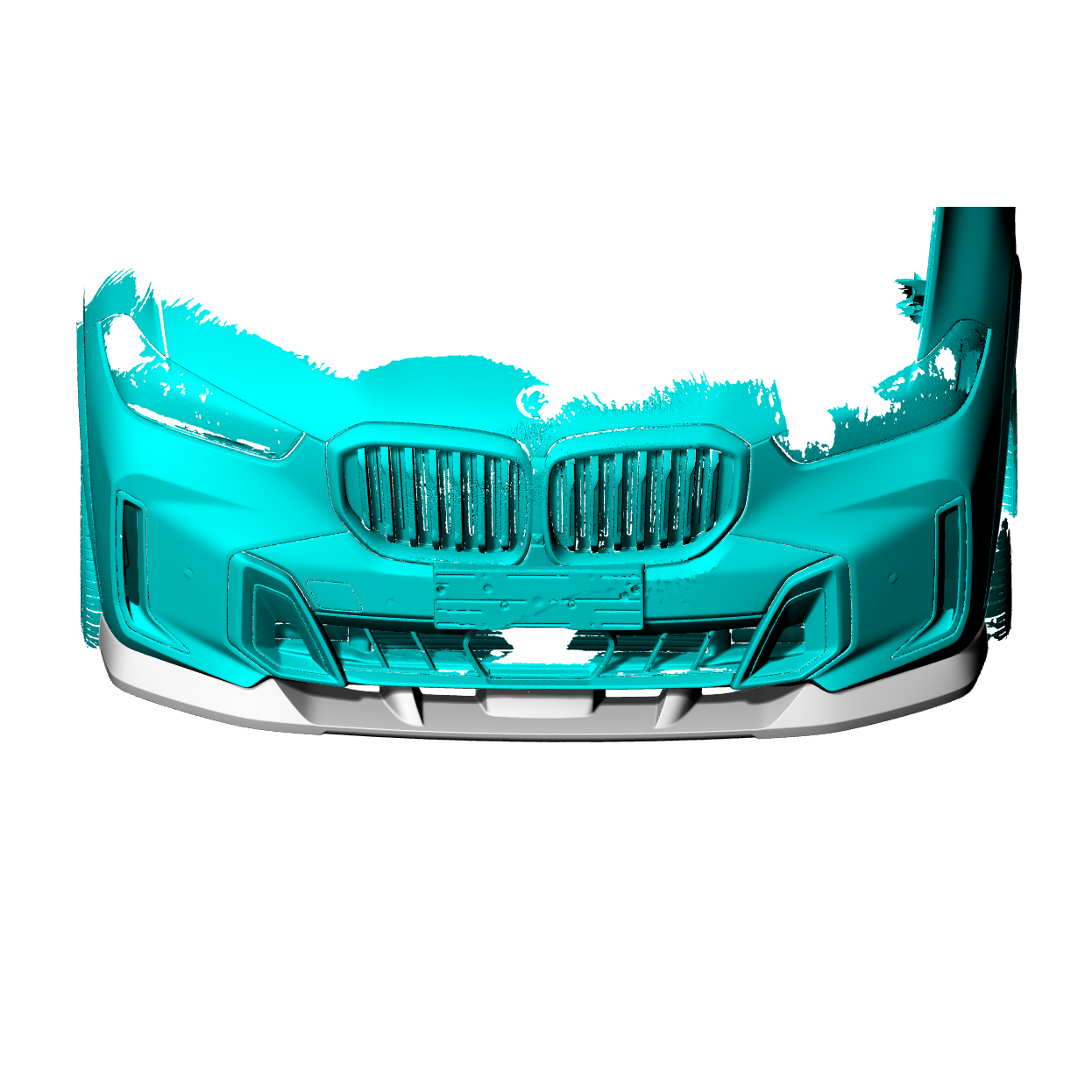BMW Carbon Fiber JSL Style Front Splitter for G05 X5 & G06 X6 LCI