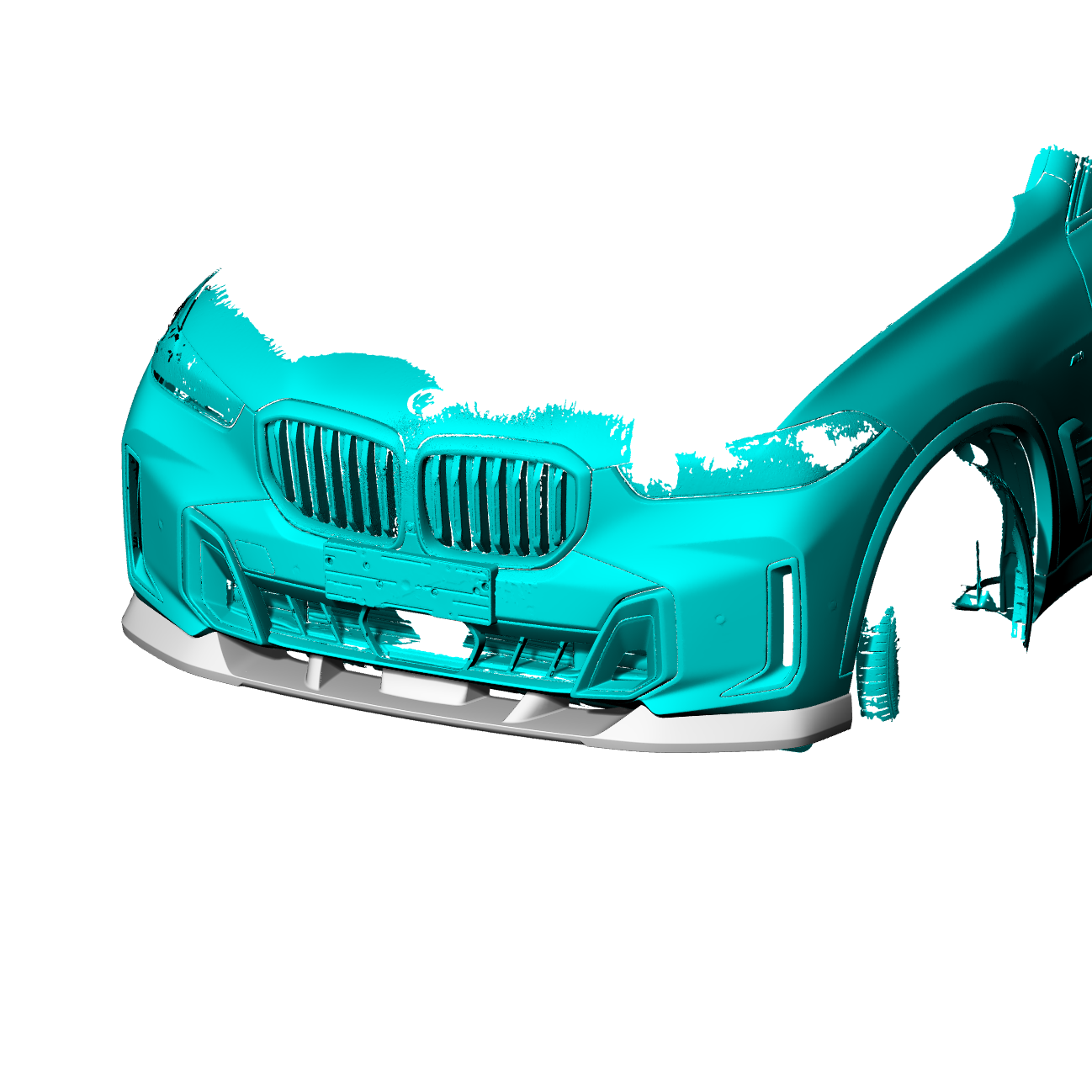 BMW Carbon Fiber JSL Style Front Splitter for G05 X5 & G06 X6 LCI