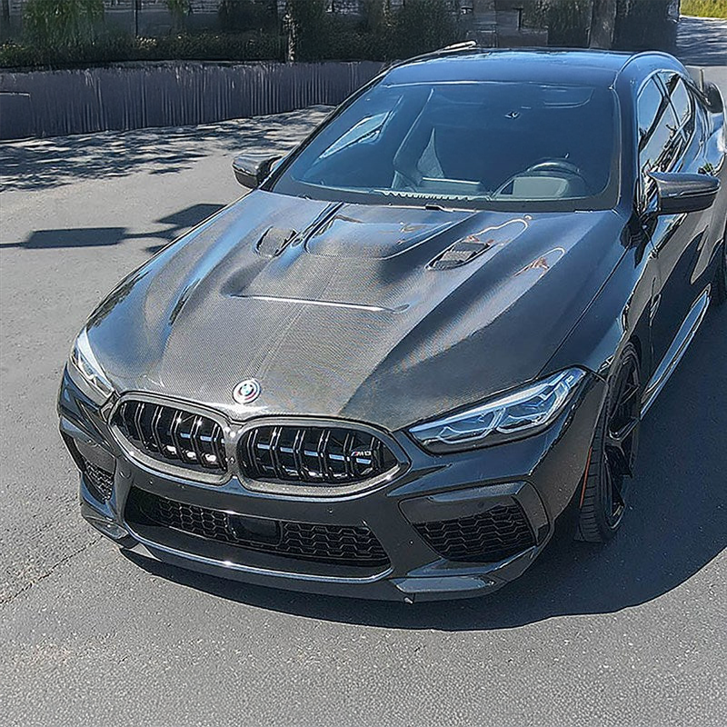 BMW Pre-Preg Carbon Fiber GTS Style Hood for G14/G15/G16 8 Series & F91/F92/F93 M8