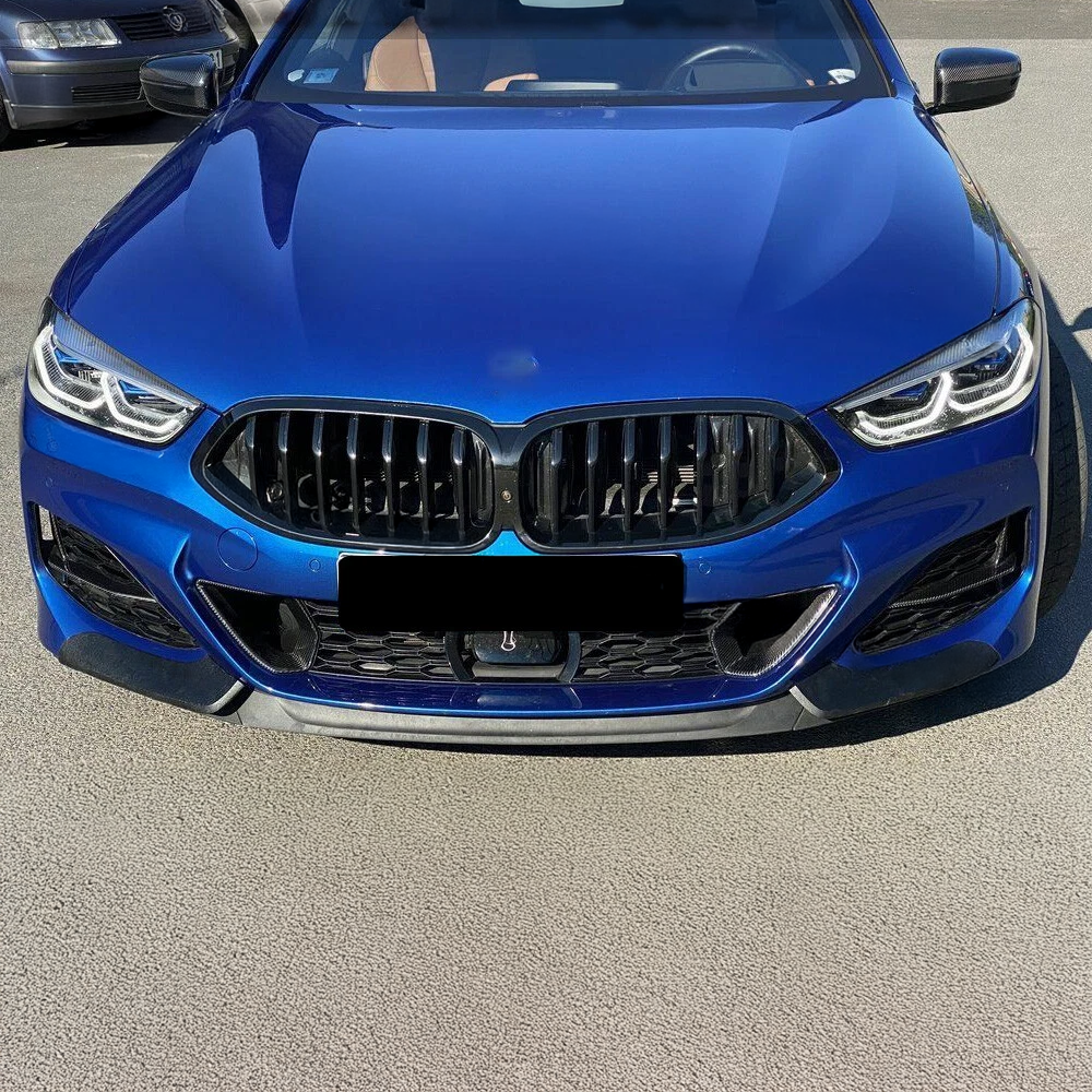 BMW Pre-Preg Carbon Fiber M Performance Style Front Bumper Trim for G15 8 Series